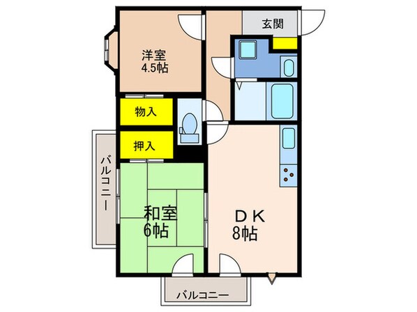 エストモンタニュの物件間取画像